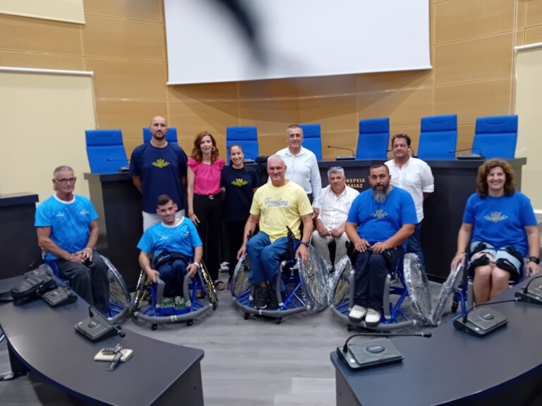 Δωρεά αμαξιδίων στην ομάδα μπάσκετ «Ολυμπιάδα»