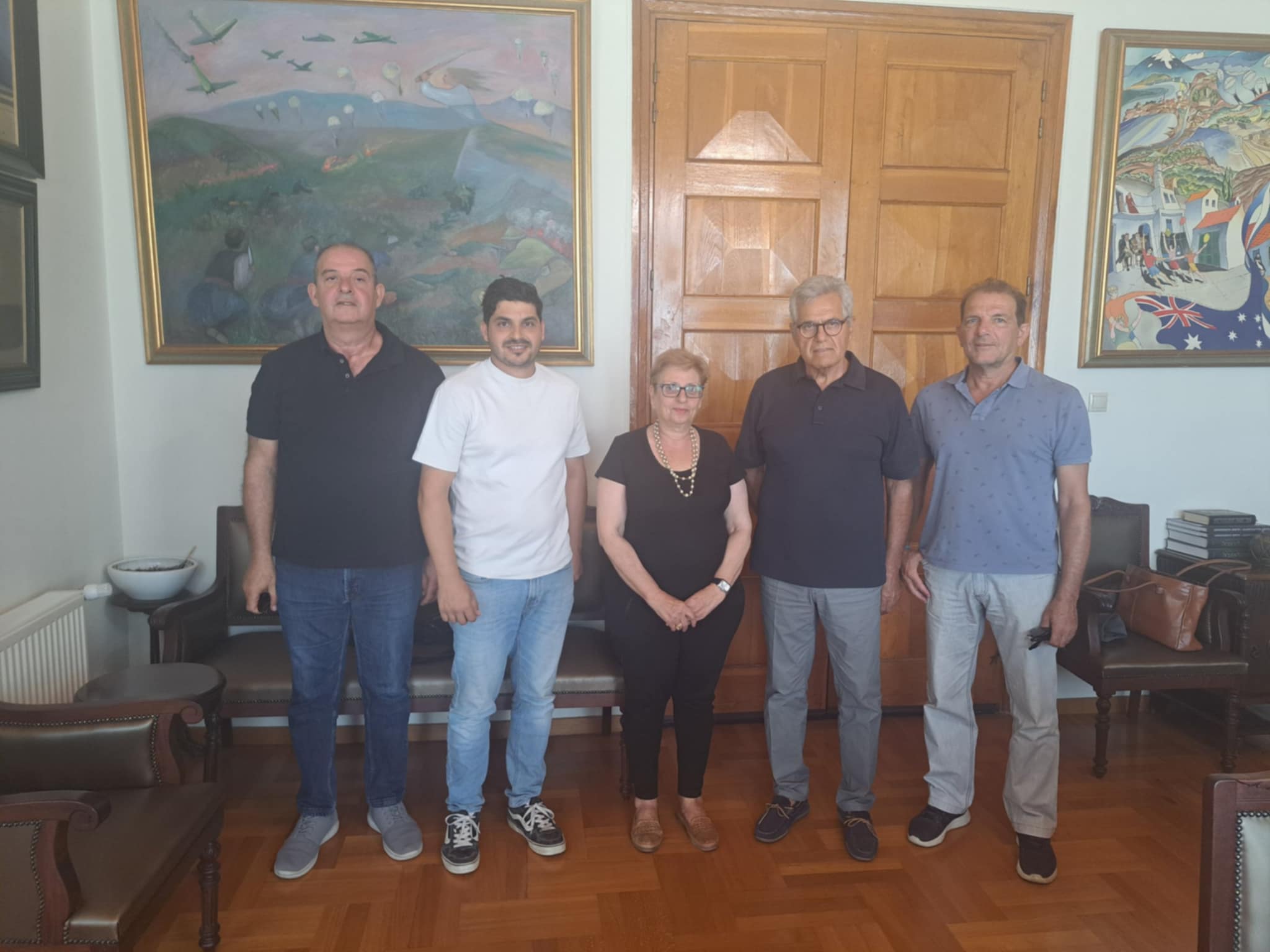 Συνάντηση για τις ανάγκες συντήρησης των αθλητικών εγκαταστάσεων στο Ρέθυμνο