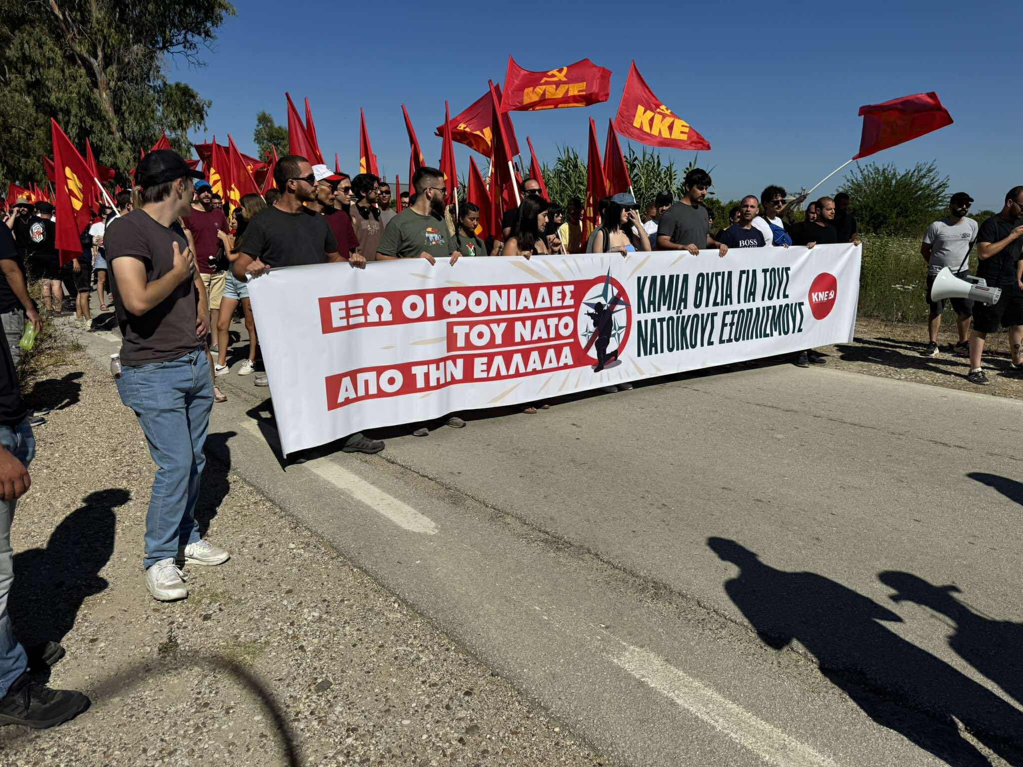 Αντιπολεμικό συλλαλητήριο στον Πύργο – Παρών ο Δ. Κουτσούμπας