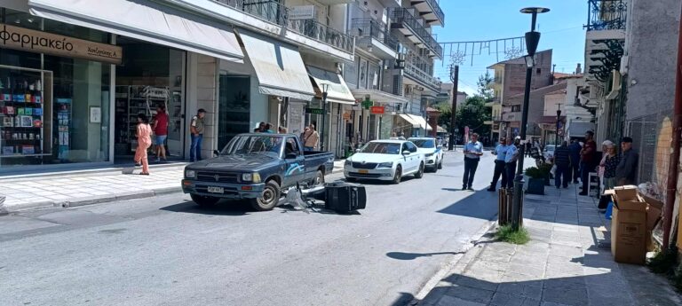 Φλώρινα: Τροχαίο ατύχημα στο κέντρο της πόλης