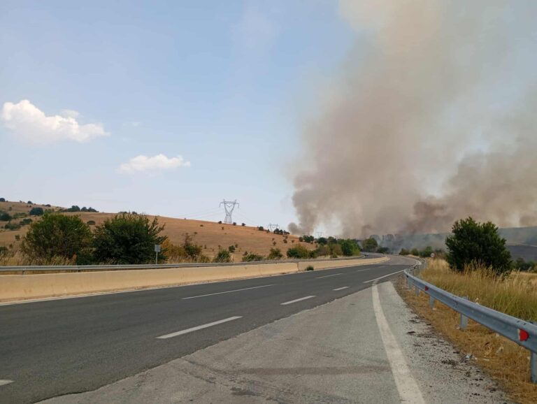 Κοζάνη: Φωτιά σε χορτολιβαδική έκταση στην Ποντοκώμη – Ήχησε μήνυμα του “112”