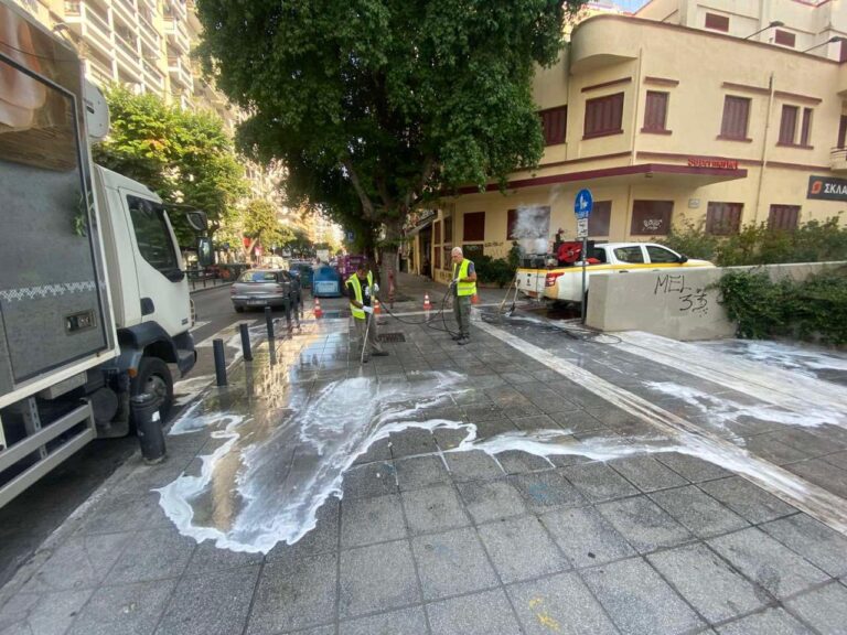 Δράσεις καθαριότητας από το δήμο Θεσσαλονίκης