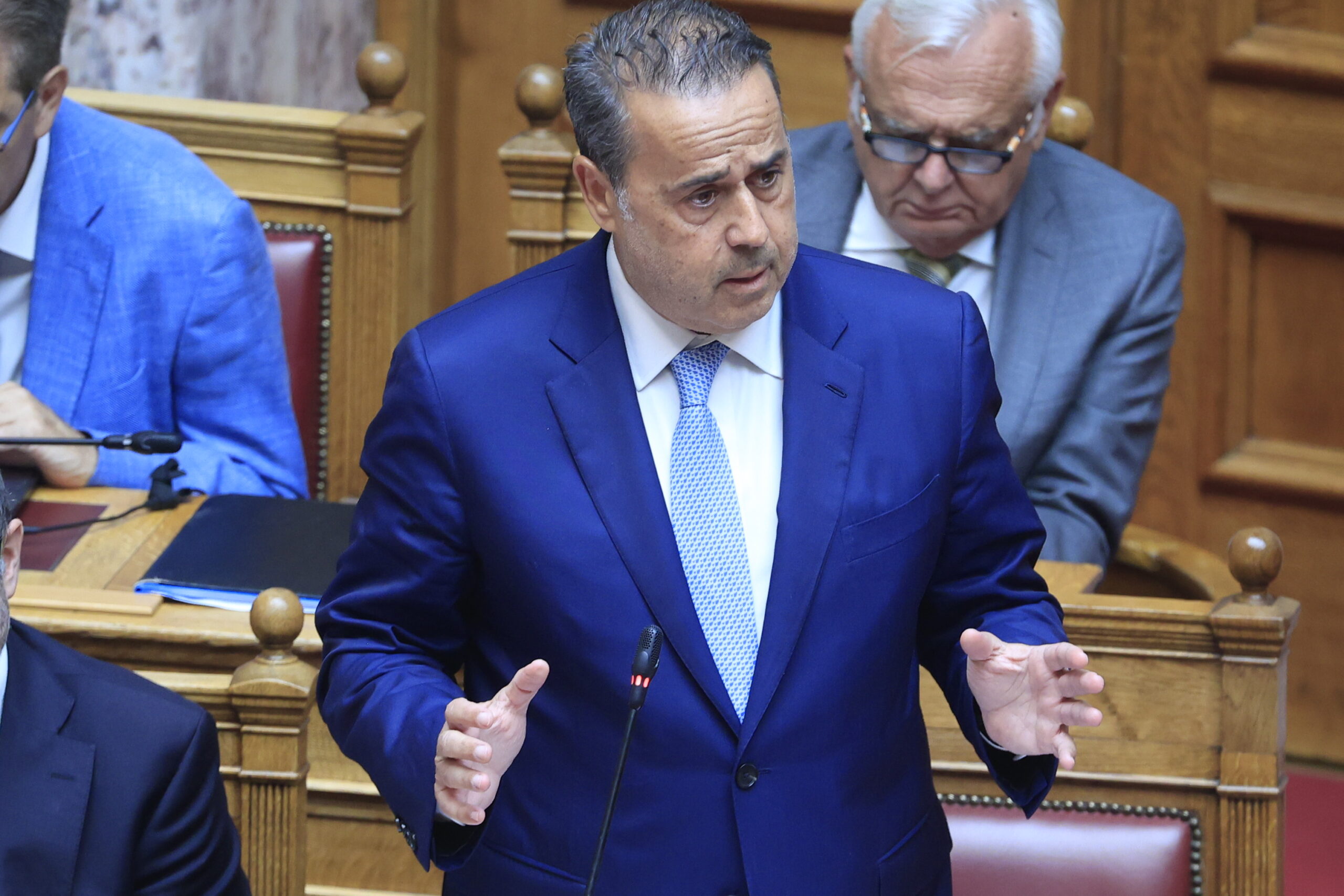 [378936] ΣΥΖΗΤΗΣΗ ΣΤΗΝ ΟΛΟΜΕΛΕΙΑ ΤΗΣ ΒΟΥΛΗΣ ΝΟΜΟΣΧΕΔΙΟΥ ΤΟΥ ΥΠΟΥΡΓΕΙΟΥ ΠΕΡΙΒΑΛΛΟΝΤΟΣ ΚΑΙ ΕΝΕΡΓΕΙΑΣ     (ΓΙΩΡΓΟΣ ΚΟΝΤΑΡΙΝΗΣ/EUROKINISSI)