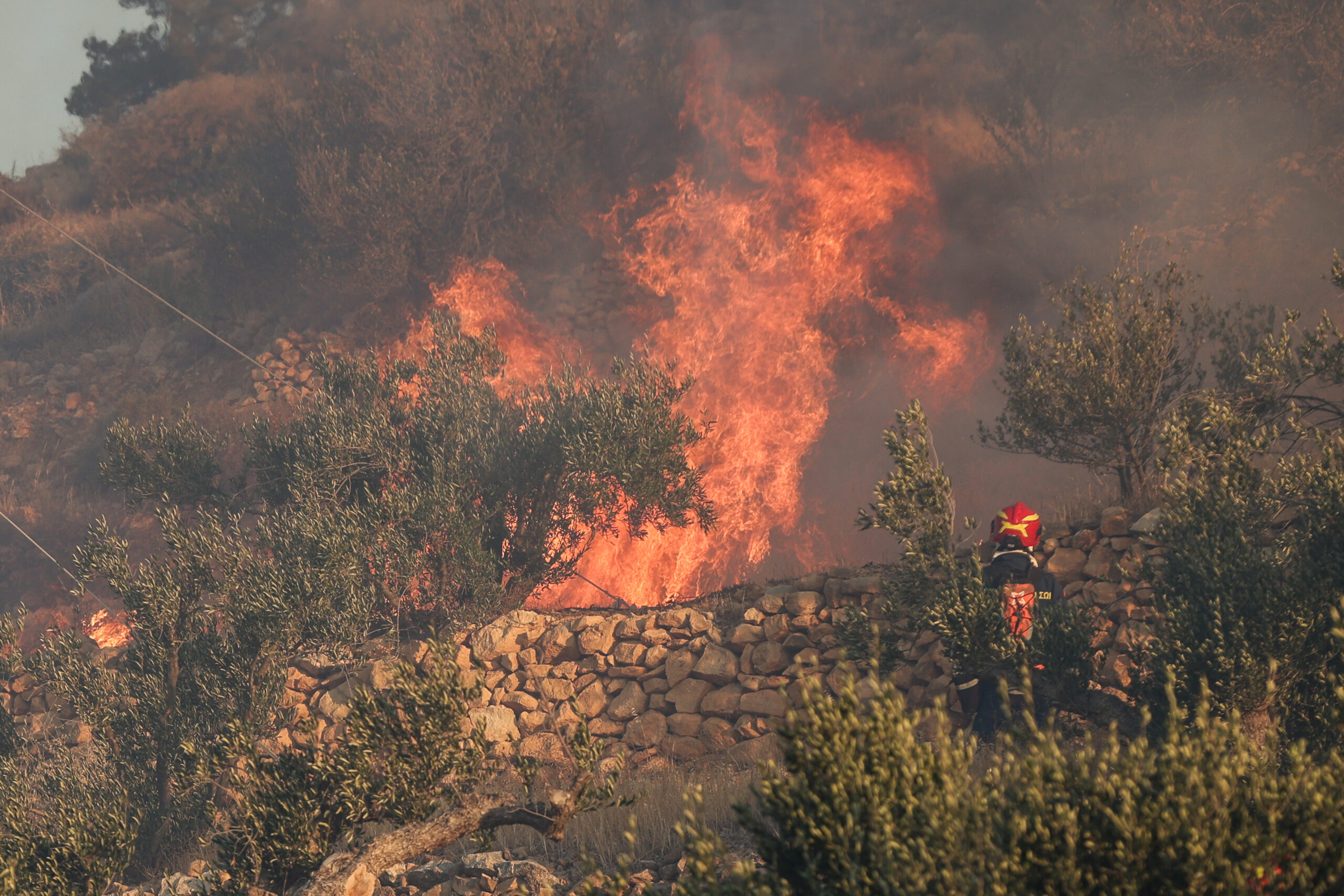 Σε πορτοκαλί συναγερμό για εκδήλωση πυρκαγιάς σήμερα η Αττική και άλλες τέσσερις περιφέρειες της χώρας