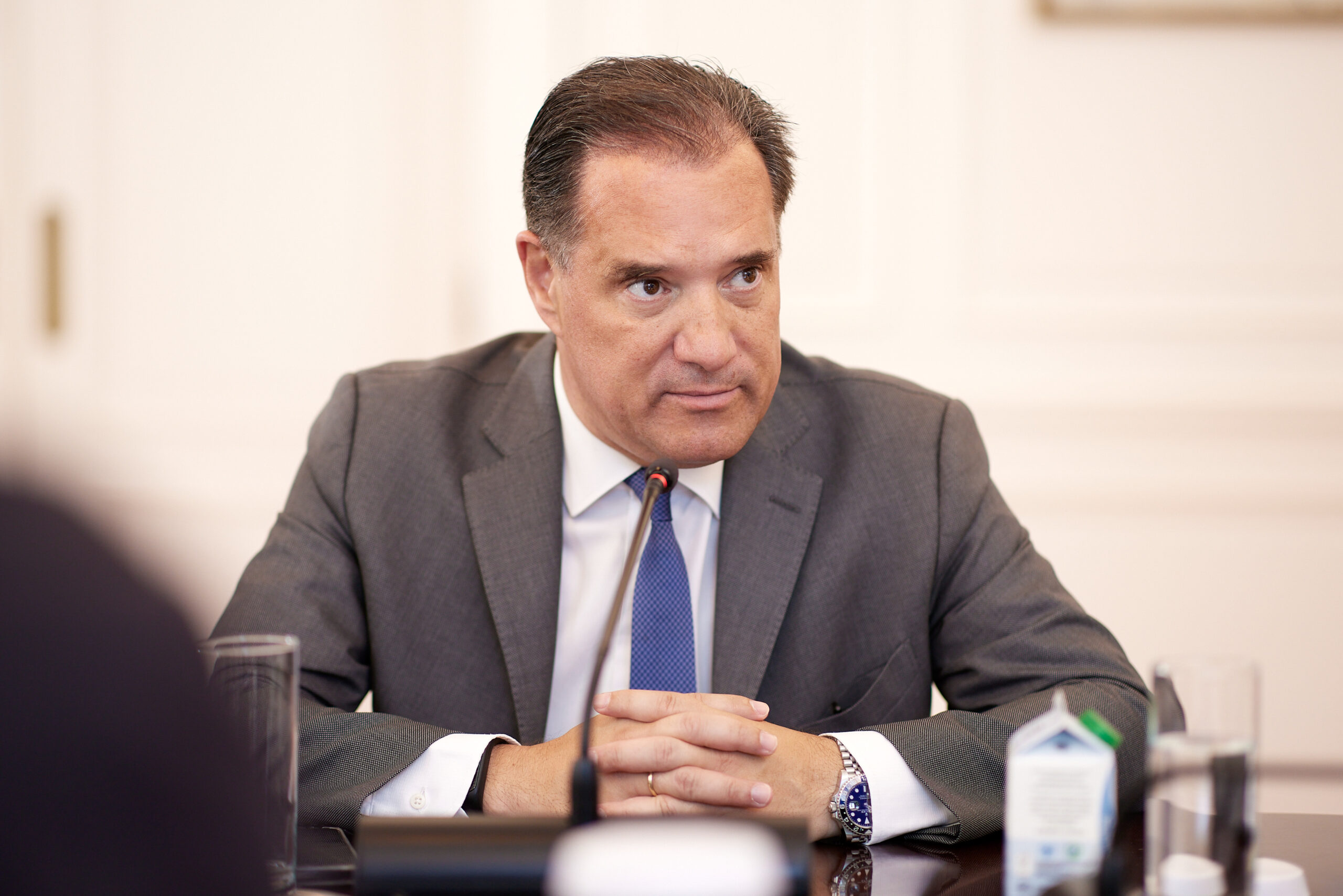 ΣΥΣΚΕΨΗ ΥΠΟ ΤΟΝ ΠΡΩΘΥΠΟΥΡΓΟ ΚΥΡΙΑΚΟ ΜΗΤΣΟΤΑΚΗ ΓΙΑ ΤΗΝ ΠΑΡΟΥΣΙΑΣΗ ΤΟΥ ΨΗΦΙΑΚΟΥ ΕΡΓΑΛΕΙΟΥ ΑΞΙΟΛΟΓΗΣΗΣ ΤΗΣ ΕΜΠΕΙΡΙΑΣ ΤΟΥ ΑΣΘΕΝΟΥΣ ΣΤΑ ΝΟΣΟΚΟΜΕΙΑ ΤΟΥ ΕΣΥ (ΔΗΜΗΤΡΗΣ ΠΑΠΑΜΗΤΣΟΣ/ΓΡΑΦΕΙΟ ΤΥΠΟΥ ΠΡΩΘΥΠΟΥΡΓΟΥ/EUROKINISSI)