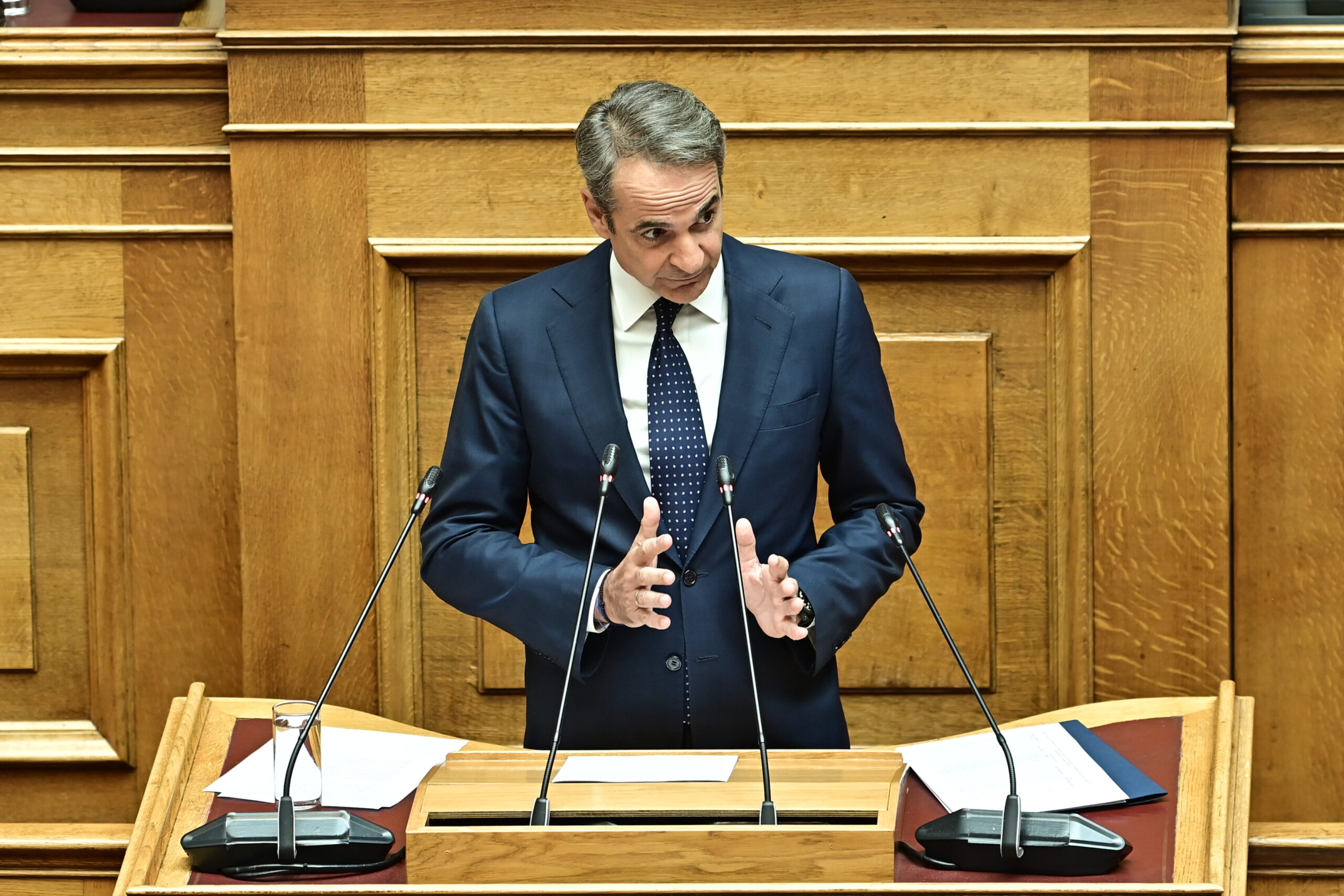 ΣΥΖΗΤΗΣΗ ΣΤΗΝ ΟΛΟΜΕΛΕΙΑ ΤΗΣ ΒΟΥΛΗΣ ΤΗΣ ΠΡΟΤΑΣΗΣ ΤΗΣ Ν.Δ. ΓΙΑ ΣΥΣΤΑΣΗ ΕΞΕΤΑΣΤΙΚΗΣ ΕΠΙΤΡΟΠΗΣ ΓΙΑ ΤΟΝ Ο.Π.Ε.Κ.Ε.Π.Ε. (ΜΙΧΑΛΗΣ ΚΑΡΑΓΙΑΝΝΗΣ/EUROKINISSI)