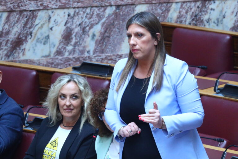 Ζ. Κωνσταντοπούλου: Παίρνετε στις πλάτες σας την ευθύνη του ξεπλύματος Βορίδη και Αυγενάκη