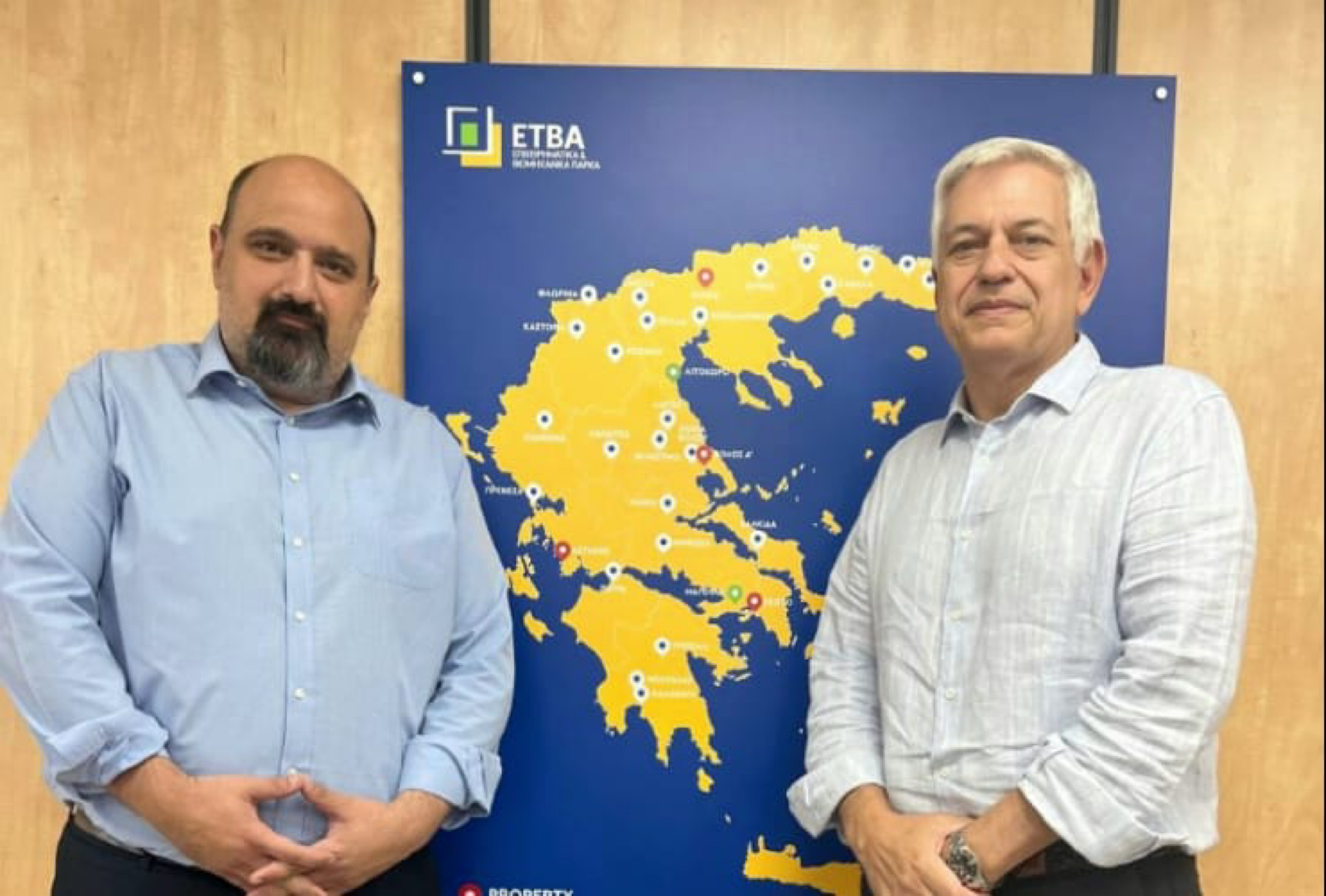 Μαγνησία: Συνάντηση Τριαντόπουλου – ΕΤΒΑ ΒΙΠΕ για έργα υποδομών στη ΒΙΠΕ Βελεστίνου