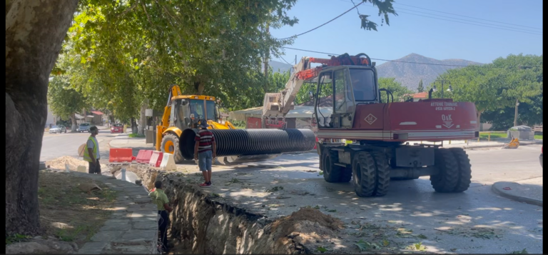 Δήμος Τυρνάβου: Προχωρούν τα έργα αντιπλημμυρικής προστασίας στο Αργυροπούλι