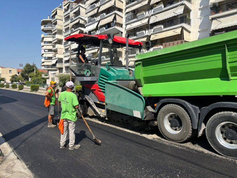Δήμος Σερρών: Νέες ασφαλτοστρώσεις στις οδούς Νικομηδείας και Στρυμώνος