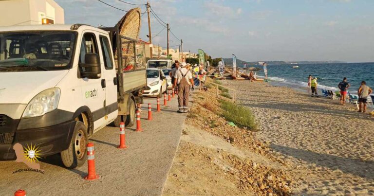 Κασσάνδρα: Συνεχίζεται το “σαφάρι ομπρελών” στις παραλίες