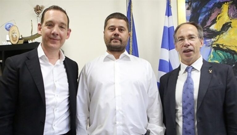 Συνάντηση Μ. Γκαγκάτση με Γ. Μαυρωτά και υπουργό Αθλητισμού της πολιτείας της Βικτώρια