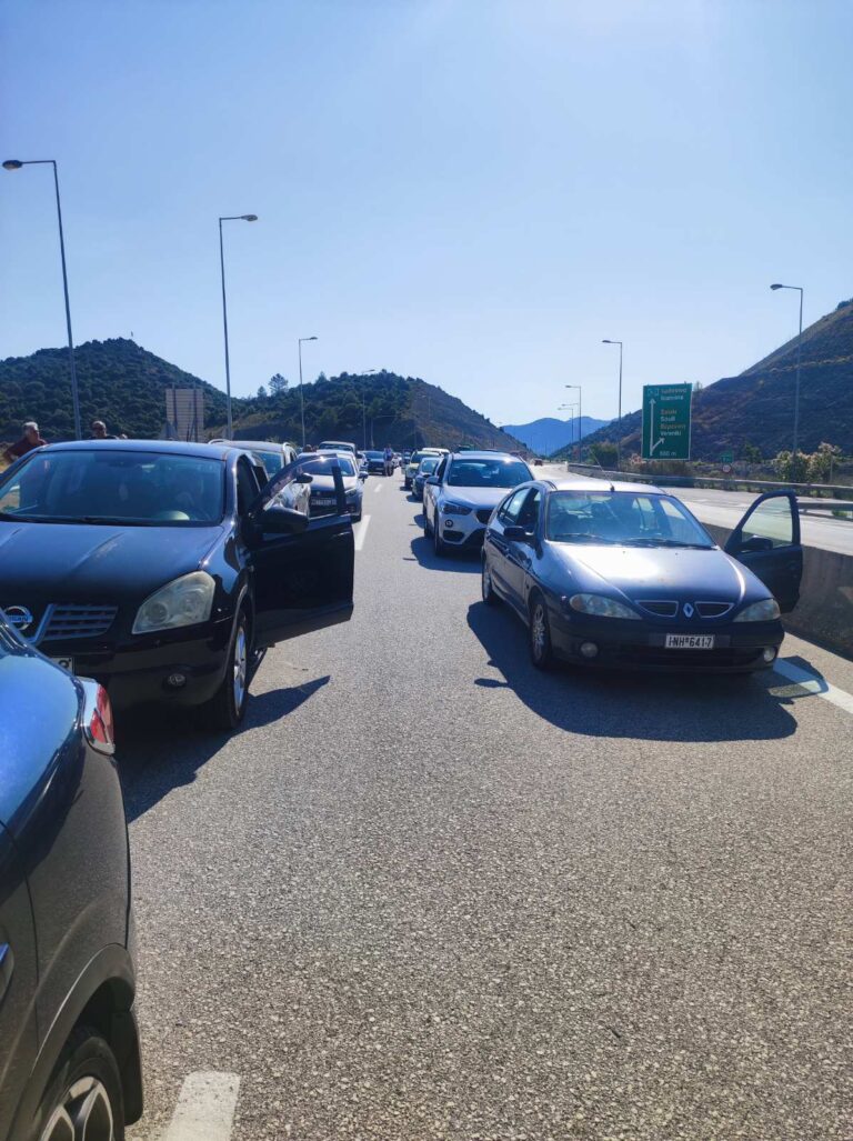 Μποτιλιάρισμα στην Εγνατία Οδό λόγω σκύλων σε σήραγγα