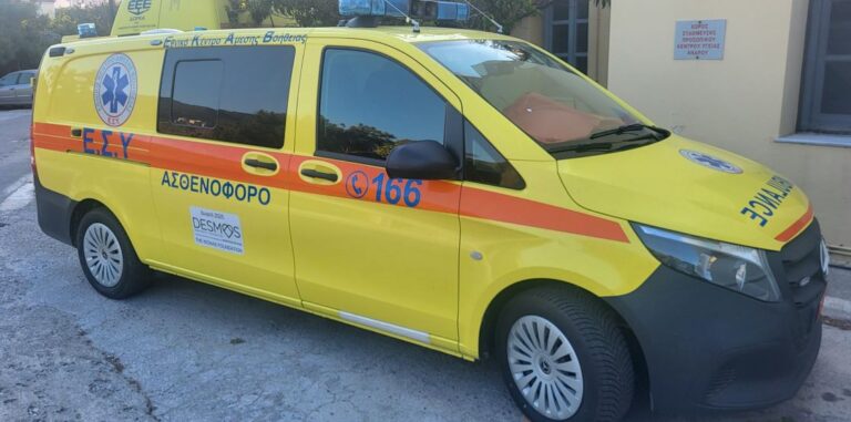 Ενίσχυση του ΕΚΑΒ Άνδρου με νέο σύγχρονο ασθενοφόρο