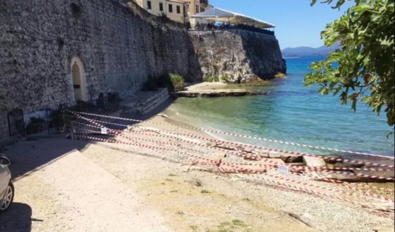 Κέρκυρα: Μολυσμένη η παραλία της Παναγιοπούλας στο Φαληράκι