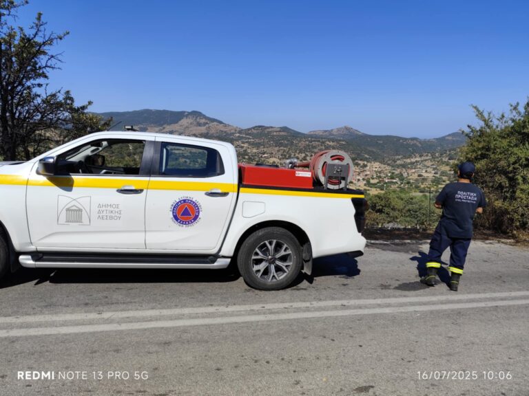 Λέσβος: Πρόλαβε και τη νέα φωτιά στη Φίλια η Πυροσβεστική – 5ο περιστατικό σε 48ωρες στην περιοχή