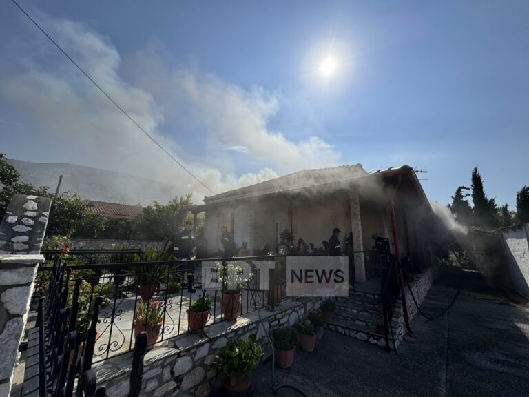 Φωτιά σε σπίτι στο Αργυροπούλι – Σώα η ηλικιωμένη ιδιοκτήτρια