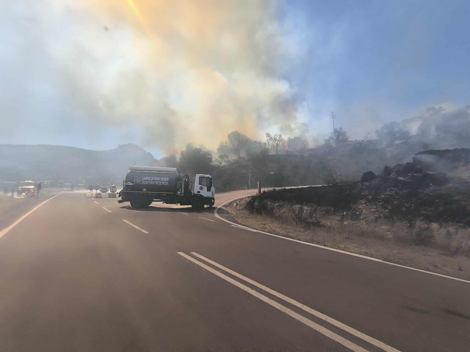 Περιορισμοί δυο πυρκαγιών στην Λέσβο
