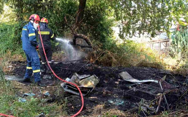 Κέρκυρα: Φωτιά σε καλάμια στα Κανάλια – Άμεση επέμβαση της Πυροσβεστικής
