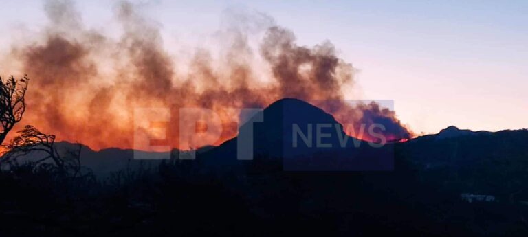 Ιεράπετρα: Μάχη με τις αναζωπυρώσεις δίνουν οι δυνάμεις πυρόσβεσης – Σε κατάσταση έκτακτης ανάγκης οι πληγείσες περιοχές