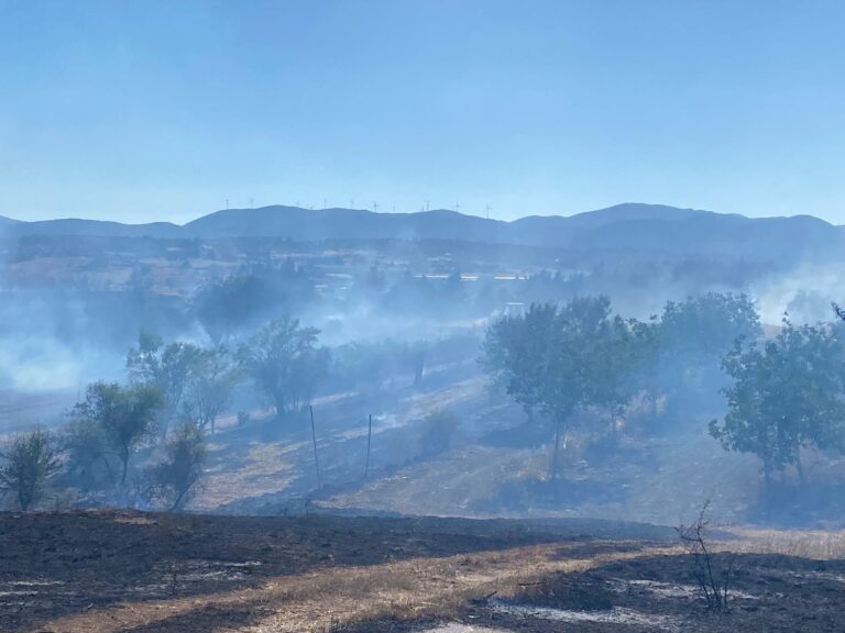 Τρίπολη: Σε ύφεση η φωτιά στον Άγιο Σώστη