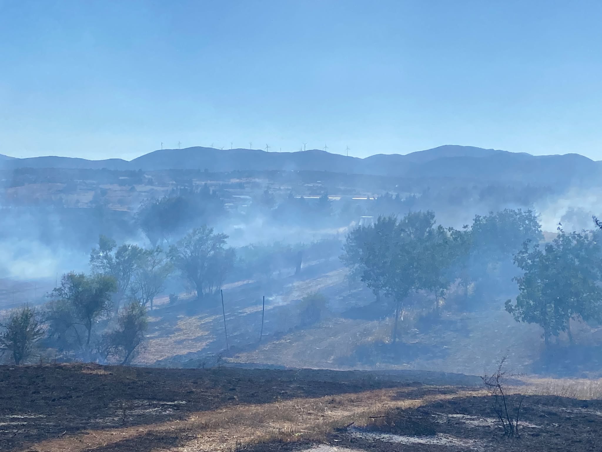 Τρίπολη: Σε ύφεση η φωτιά στον Άγιο Σώστη