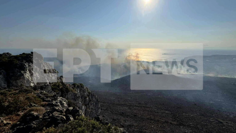 Φωτιά – Κύθηρα: Προσπάθεια να οριοθετηθεί το μέτωπο – Ήχησε νωρίτερα το 112