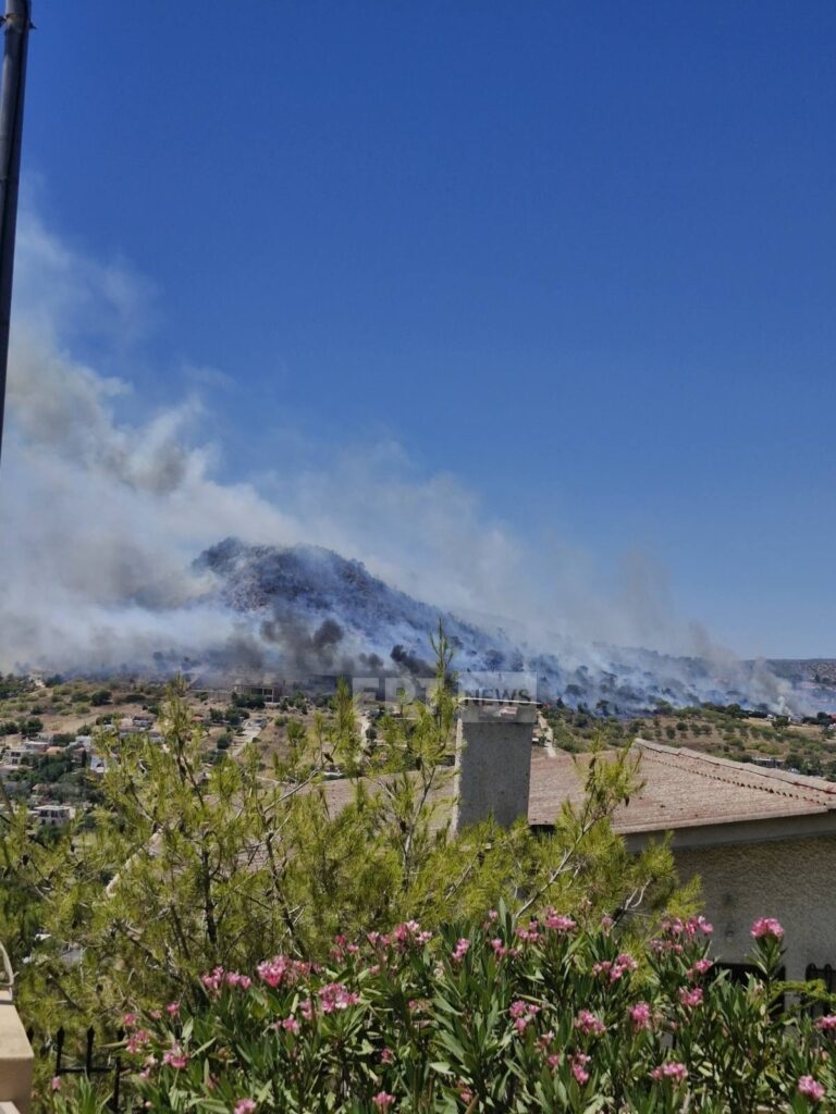 Φωτιά τώρα σε εξέλιξη στον Άγιο Δημήτριο στο Κορωπί (φωτογραφίες) – Εστάλη 112 (Live)