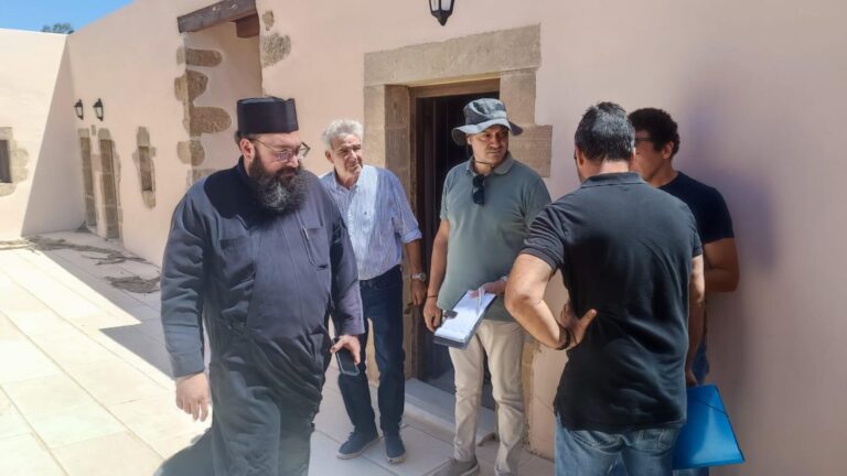 Χανιά: Παραδόθηκε το έργο ανάδειξης της Μονής Χρυσοσκαλίτισσας και του Παρθενώνα από τον Ο.Α.Κ.
