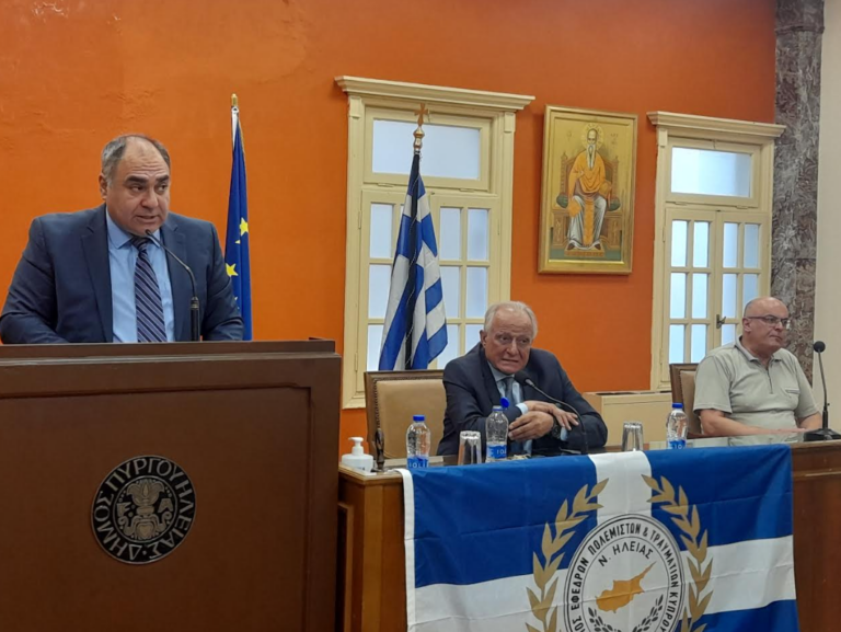 Εκδήλωση για το μαρτυρικό ’74 με τον Κύπριο πρέσβη στον Πύργο