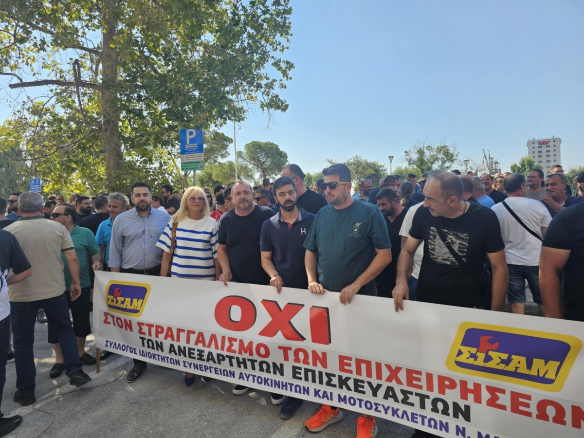 Βόλος: Αντιδράσεις για το ψηφιακό πελατολόγιο – Απεργία και συγκέντρωση διαμαρτυρίας από επαγγελματίες του κλάδου οχημάτων