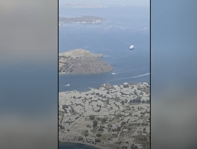 Πάτμος: Ιστορική πρώτη πτήση υδροπλάνου με επιβάτη τον δήμαρχο του νησιού