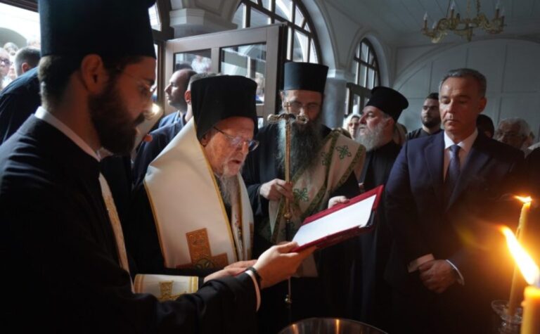 Θυρανοίξια του ανακαινισθέντος Καθεδρικού Ναού της Τενέδου