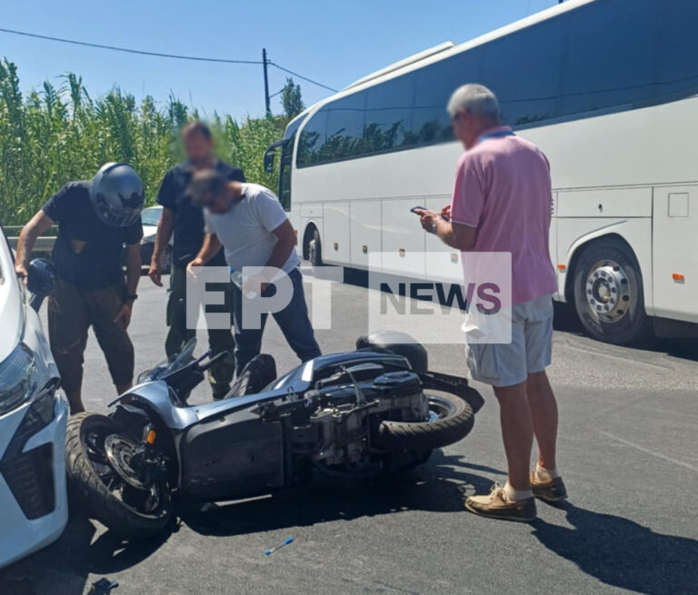 Χανιά: Τροχαίο με τραυματισμό στη γέφυρα του Πλατανιά