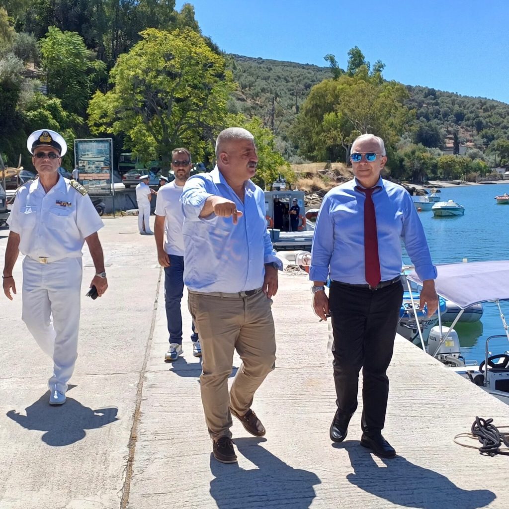 Στήριξη Γκίκα για την ανάπτυξη των λιμανιών του Νοτίου Πηλίου – Αυτοψίες σε Μηλίνα, Τρίκερι και Κάτω Γατζέα