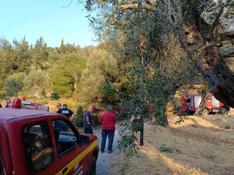 Κέρκυρα: Υπό έλεγχο η φωτιά στο χωριό Γαζάτικα
