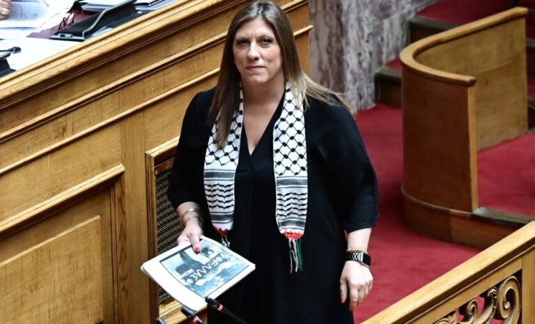 Ζ. Κωνσταντοπούλου: Η αλληλεγγύη στον Παλαιστινιακό λαό είναι διεθνές, αλλά και εθνικό καθήκον