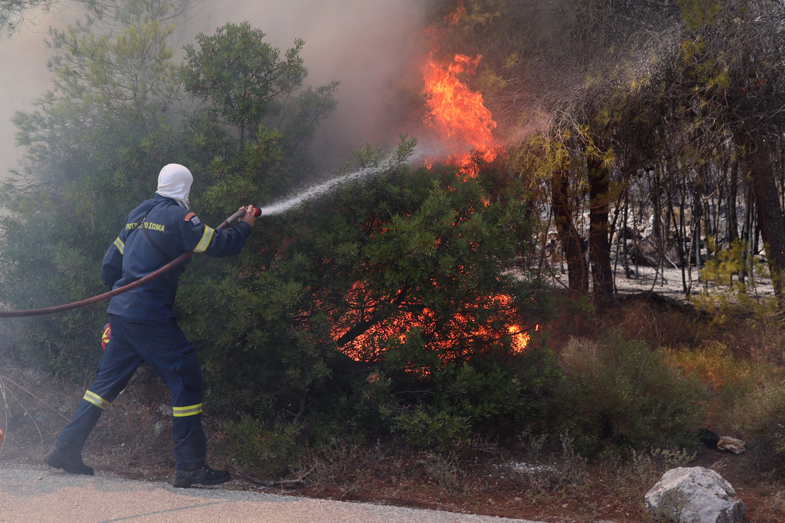Πολύ υψηλός κίνδυνος πυρκαγιάς (κατηγορία κινδύνου 4)  για αύριο Τρίτη 12 Αυγούστου