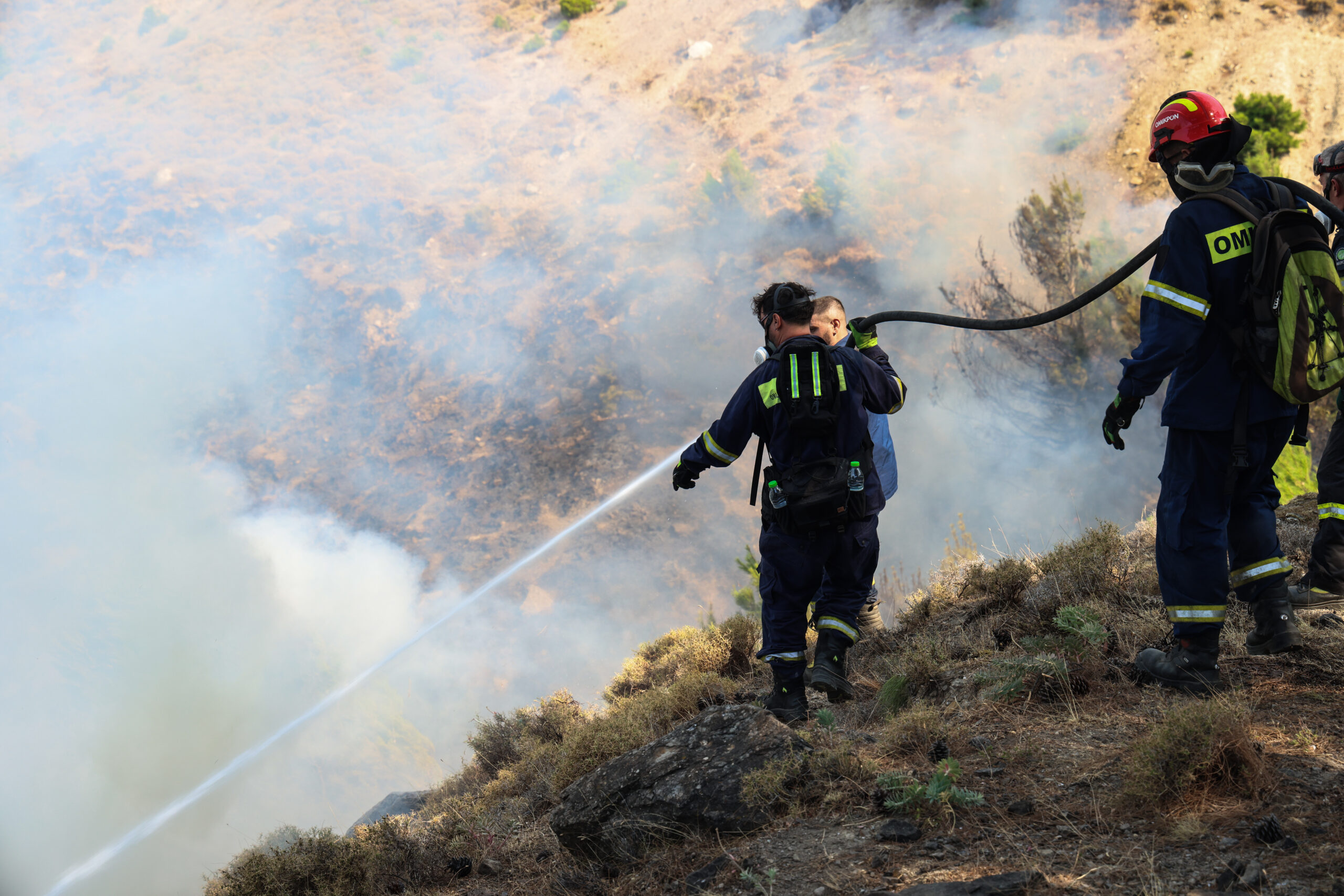 ΔΕΥΤΕΡΗ ΗΜΕΡΑ ΤΗΣ ΠΥΡΚΑΓΙΑΣ ΣΤΗΝ ΧΙΟ (ΚΩΣΤΑΣ ΑΝΑΓΝΩΣΤΟΥ/EUROKINISSI)