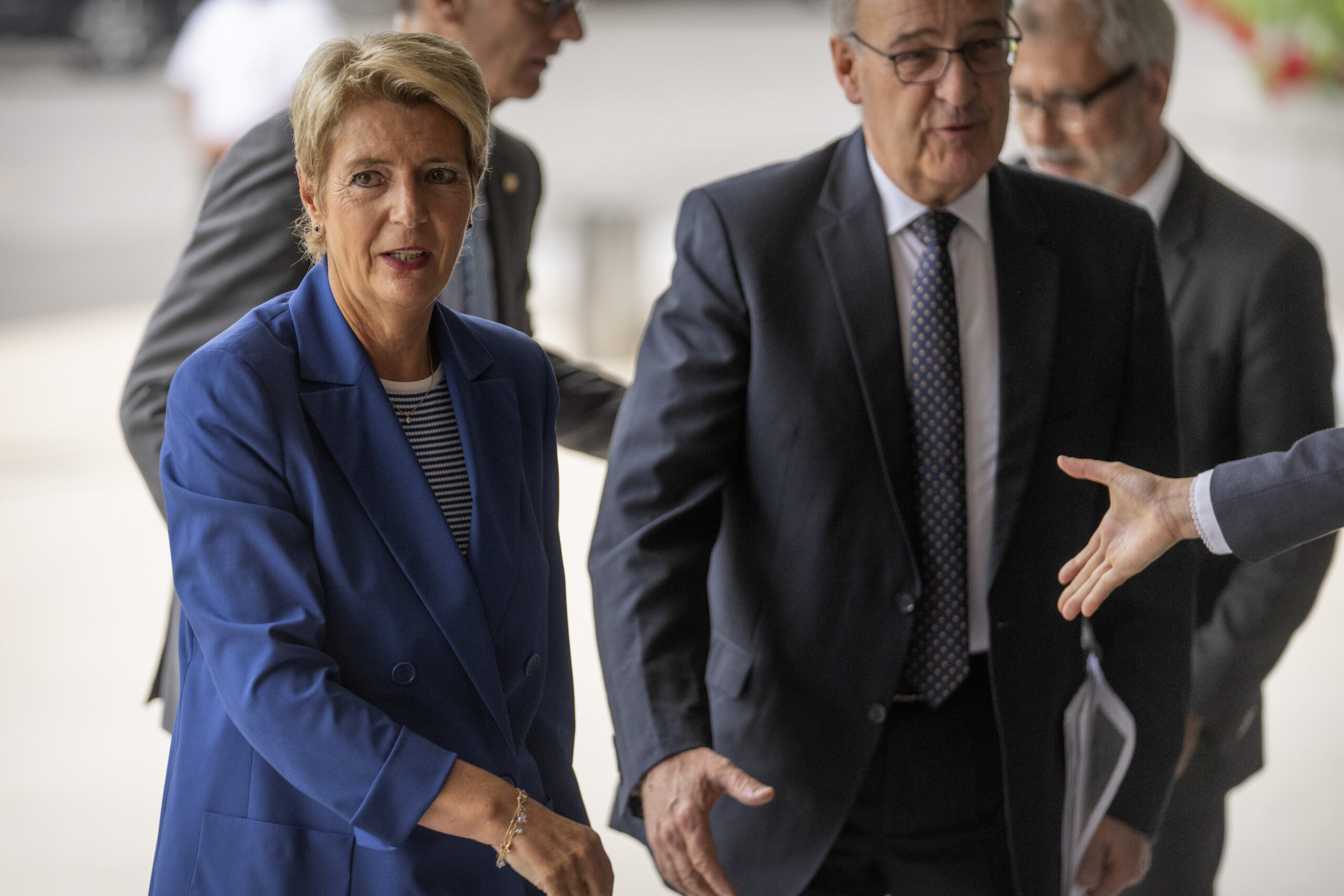 Μια «πολύ καλή συνάντηση» με τον Αμερικανό ΥΠΕΞ Ρούμπιο για τους δασμούς είπε πως είχε η πρόεδρος της Ελβετίας Κέλερ-Σούτερ