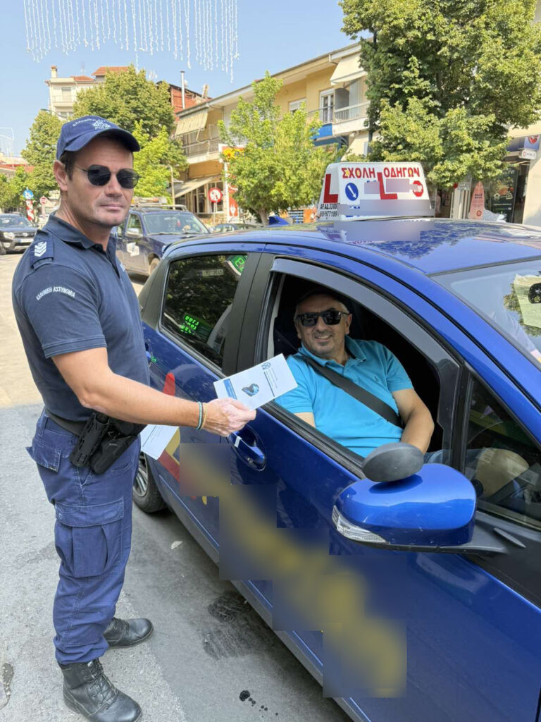 Ενημερωτική δράση από το Τμήμα Τροχαίας Γρεβενών για την ασφαλή χρήση κράνους