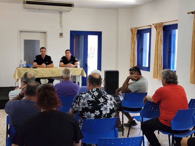 Ενημερωτικές δράσεις της Ελληνικής Αστυνομίας σε Ρόδο και Κω τον Ιούλιο