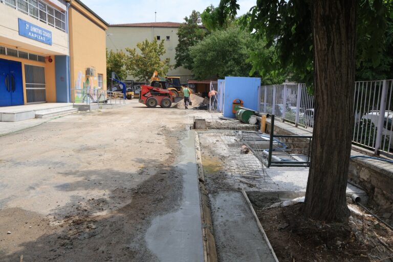 Δήμος Λαρισαίων: Βιοκλιματικές παρεμβάσεις στις αυλές τριών σχολικών μονάδων