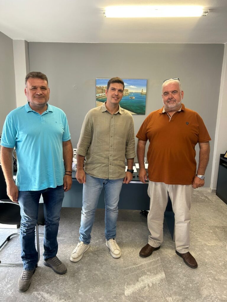Συνάντηση Αλέξανδρου Μαρκογιαννάκη με το Προεδρείο του ΟΕΝΒΕΧ
