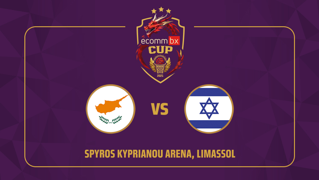 Live streaming: Δείτε τον αγώνα μπάσκετ Κύπρος-Ισραήλ για το τουρνουά ECOMMBX Cup 2025 (17:00, ΕΡΤ1)