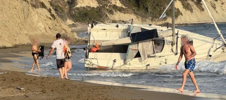 Κέρκυρα: Αγκυροβολημένο ιστιοφόρο στην Ερεικούσσα παρασύρθηκε λόγω δυνατών ανέμων