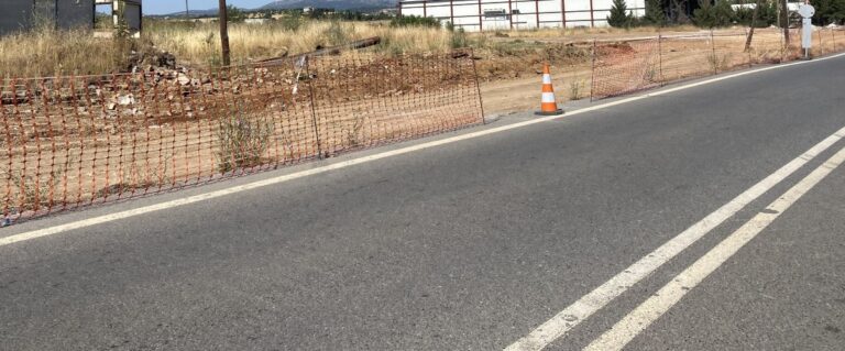 Συμβολικός διεκδικητικός αποκλεισμός του δρόμου στο Σταυροδρόμι της Γορτυνίας