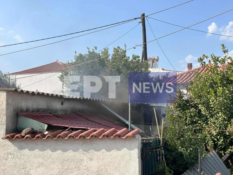 Λέσβος: Φωτιά σε αποθήκη στη Σκάλα Καλλονής