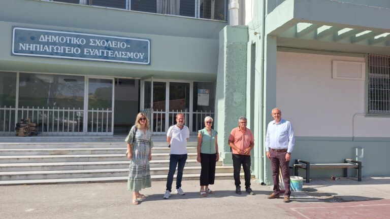Δήμος Ελασσόνας: Σε πλήρη εξέλιξη οι εργασίες στο δημοτικό σχολείο Ευαγγελισμού