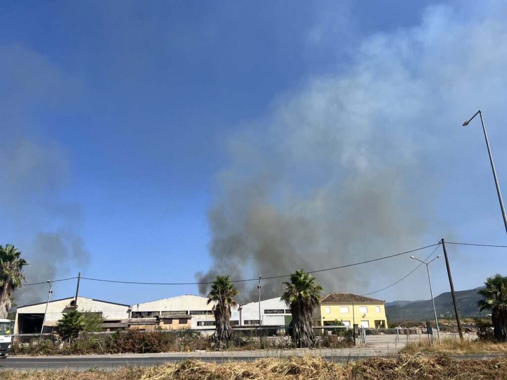 Καλαμάτα: Συναγερμός στην πυροσβεστική για φωτιά κοντά στο συνοικισμό «Παναγάκια» στο Ασπρόχωμα